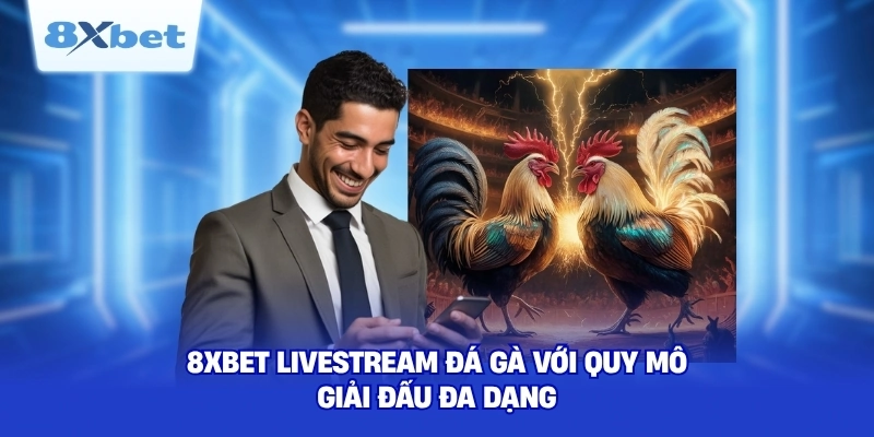 Tham gia 8XBET livestream đá gà không độ trễn tại 8XBET